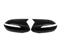 Rückspiegelschutzabdeckung Für Kia Für Sportage Für KX5 2011-2015 Glänzend Schwarze Spiegelkappen In Carbon-Optik 2 Stück Auto-Rückspiegelabdeckung(Glossy Black-Add on)