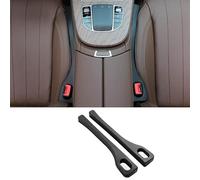 RUIHAHA 2 Stück Autositz-Lückenfüller-Organizer für BMW F39 X3 E83 X3 F25 X3 M40i G01 X3 G01 X3 Autositz Lücken Organizer Universal Autositz Gap Plug Lückenstopfen Tuning Zubehör Innenraum,A-Black