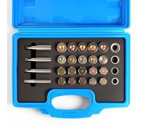 RUIZHI 64tlg Ölablassschraube Reparatur, Ölwanne Gewinde & Gewindebohrer M13 M15 M17 M20 M22 x 1,5, Ölwanne Gewindereparatur Ölblassschraube Reparatursatz