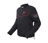 Rukka AirGobina 2.0 Damen Motorrad Textiljacke, schwarz-rot, Größe 44