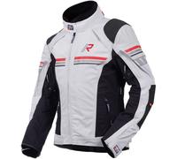 Rukka Armatou-R Motorrad Textiljacke, grau-rot, Größe 52 für Männer