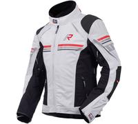 Rukka Armatou-R Motorrad Textiljacke, grau-rot, Größe 48 für Männer