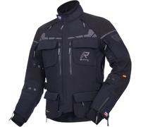 Rukka Ecuado-R Motorrad Textiljacke, schwarz/schwarz, Größe 48