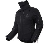 Rukka Flexorina wasserdichte Damen-Motorrad-Textiljacke, schwarz/grau, Größe 36