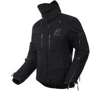 Rukka Flexorina wasserdichte Damen-Motorrad-Textiljacke, schwarz/grau, Größe 42