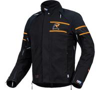 Rukka Rapto-R Motorrad Textiljacke, schwarz/orange, Größe 60