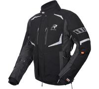 Rukka Ventu-R wasserdichte Motorrad Textiljacke, schwarz-grau, Größe 48 für Männer