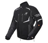 Rukka Ventu-R wasserdichte Motorrad Textiljacke, schwarz/dunkelgrau, 50