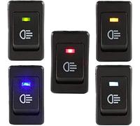 RUNCCI-YUN 35A 12V KFZ Schalter wasserdicht beleuchtet LED 4 Polig Wechsel Switch Kippenschalter Wippschalter EIN-/Ausschalter für Nebelscheinwerfer Scheinwerfer