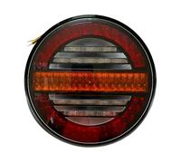 Rund 3 Funktions LED Rückleuchte dynamischer Blinker 12V 24V E9 für LKW Anhänger