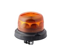 HELLA 2XD 013 979-011 LED Blitzleuchte - Blinkleuchte - RotaLED Compact - 12/24V - gelb (amber) - Rohrstutzen, flexibel - für Traktor, LKW, Gabelstapler