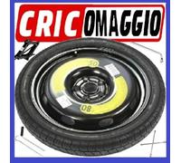 Ruotino Seat Ateca 135/90 R16 Notrad Stahlspeichenrad 5-Loch Schwarz Wagenheber