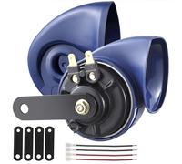 Rupse Hupe 12V, Autohupe Laut 118dB, 2 Stück | Horn Signalhorn, für Pkw Lkw Wohnmobile Motorräder Schiffe