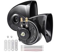 Rupse Hupe Autohupe Laut Horn Signalhorn für 12v Pkw Lkw Wohnmobile Motorräder Schiffe E-Bikes,2 Stück