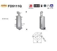 ✅ Ruß-Partikelfilter Alfa Romeo, Fiat, Jeep, Lancia, Opel, 1.6, Silizium, Euro 5