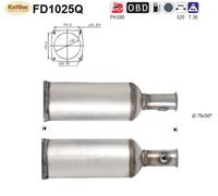 ✅ Ruß-Partikelfilter für Citroen C6, Peugeot 407, 2.7 HDi, Silizium, Euro 4