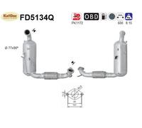 ✅ Ruß-Partikelfilter für Ford Fiesta, Mazda 2, 1.6, 55/66kW, Silizium, Euro 4