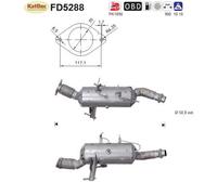 AS FD5288 Partikelfilter (DPF)