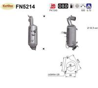 ✅ Ruß-Partikelfilter Opel Astra J/K/Insignia A/B/Meriva B/Mokka, Euro 6