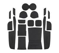 rutschfeste Gummimatten Für Suzuki Für Vitara 2016 2017 2018 2019 2020 2021 2022 2023 Autotür-Rillenmatte Türschlitz-Pad Auto-Getränkehalter-Kissen rutschfest(Schwarz)