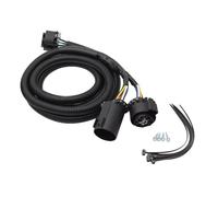 RV-Anhänger-Kabelbaum-Verlängerung, 7-poliger Stecker, LKW-Bett, 7-Wege, kompatibel mit Ford Ram Chevy GMC 56070, Verdrahtungsstecker