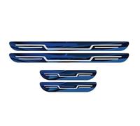 RYOSRKQMK 4Stück Einstiegsleisten für Opel Tigra/Tigra Sports/Tigra TwinTop/Speedster/Sintra/Omega A Caravan 2 Kohlefaser Auto Türschweller Aufkleber Schutz,Wasserdichter Kratzfester Einstiegsschutz