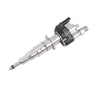 RYTYHFFR 13537589048-07 153537589048 13537565137 Kraftstoff Injektor für N43 N53, Kompatibel für BMW 1 3 5 6 Serie E81 e90 E60 E63 X5 X6, Edelstahl, 2-Port, 6mm/10mm Gewinde, Schwarz