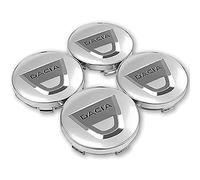 RYUJI 4 STÜCKE Auto Felgendeckel,für Dacia Duster Logan Sandero Stepway Lodgy Mcv 2 Dokker 56/60MM Radnabe Nabenkappe Abzeichen Styling Zubehör