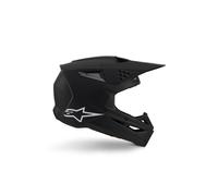 Alpinestars S-M3 Motocross Helm, schwarz, Größe 2XL für Männer