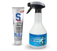 DR. WACK S100 Metallpolitur 100 ml - Polierpaste für Metallteile - Effektive Motorradpolitur & Kratzer-Entfernung - Poliermittel für alle Metalle geeignet - Hochwertige Motorradpflege