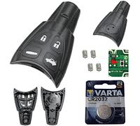 Auto Schlüssel 4 Tasten Bedienteil +BATTERIE passend für Saab 93 95 96 9-3 9-5