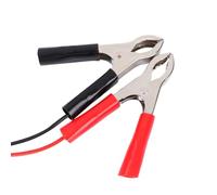 Sae Krokodilklemmen Adapter mit Inline Sicherung 10a 18awg | PVC Kupfer, 50cm Länge, für Motorrad und Autoelektrik, 12 bis 24 V Betrieb