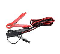 SAE Krokodilklemmen Adapterkabel 10 A 18 Awg 12 V für Motorrad | PVC Kupfer, Wandelt Sae Anschluss in Krokodilklemmen, für Strom und Autoelektronik