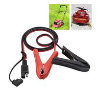 SAE Stecker 1m Verlängerungskabel mit für Krokodilklemmen zum Auto Laden