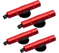 Safe Pro X Auto 2-in-1 Autonotfallhammer mit Gurtcutter | Professioneller Fensterbrecher für PKW, LKW & Busse | Sicherheitswerkzeug für Auto- & Wasserunfälle (4, Rot)