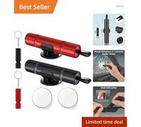 Safe Pro X Auto - Gurtschneider Notfallhammer 2 Stück - 2 in 1 Notfallhammer Aut