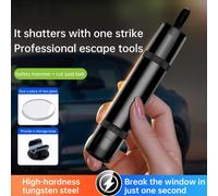 Safe Pro X Car Emergency Hammer, Car Windscreen Breaker For Seat Belt