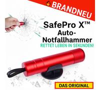 SafePro X™ Auto Notfallhammer Gurtschneider Fensterbrecher Sicherheitshammer Saf