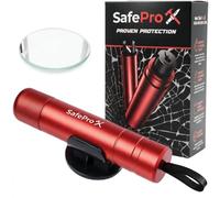 SafePro X Notfallhammer Auto mit Gurtschneider - Lebensrettender Kompakt Federkörner Glasbrecher - Sicherheit Rescue Tool & Scheiben Zertrümmerer für Schnelle Flucht bei Straße Unfällen (1-Pack)