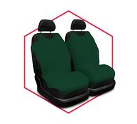 Saferide 2er Set Autositzbezüge PKW universal | Auto Sitzbezüge Polyester Grün für Airbag geeignet | für Vordersitze | 1+1 Autositze vorne