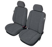 Saferide Autositzbezüge Autositzschoner Sitzbezüge 1+1 Front Vordersitze Kompatibel mit Audi Q3 Auto Sitzbezug Grau Autositzauflage Autositz Sitzauflagen Tuning Auto Zubehör Innenraum