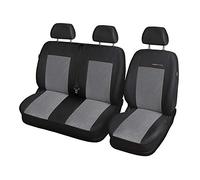 Saferide | Maß Autositzbezüge Grau 1+2 Vordersitze Transporter Sitzbezüge Sitzbezug Schonbezug Schonbezüge Autoschonbezug Autositzbezug Sitzauflagen Sitzschutz Elegance