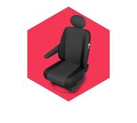 Saferide Sitzbezüge Auto Zubehör Autositzbezüge für Transporter Schonbezüge Sitzschoner Vordersitze Autobezug Sitzplatzbezüge für PKW LKW Schwarz, 1-Sitze
