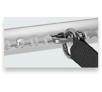 SAFETEX Airlineschiene, Aluminium Halbrund-Profil, 3,0 m