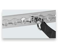 SAFETEX Airlineschiene, Aluminium Vierkant-Profil, 3,0 m