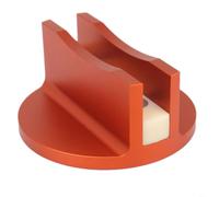 SageFurned Aluminium Gerillter Hebekissen Adapter für Fahrzeug Heben Orange Robust Verschleißfest Einfach zu Installieren 1 Stück