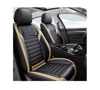 SAHFEE Sitzbezüge Auto Autositzbezüge Universal Set für Skoda Kamiq Superba Superba 2 Superba 3 Superba 3V Yeti Octavia 5E Tuning Auto Zubehör,Beige