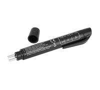 SALALIS Stift Zur Qualitätsprüfung der Bremsflüssigkeit mit 5 LED-Leuchten für DOT3 / DOT4 / DOT5, Professionelles Auto-Diagnosegerät für Kfz-Werkstätten, Tragbar und Leicht, Schwarz