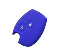 SALPIE Silikonhülle für Autoschlüssel Schlüssel Fernbedienung für 2 Tasten Renault Dacia Logan Sandero Duster Express Clio Twingo Modus Kangoo (Blu, Cover Silicone)