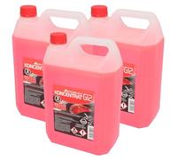 SAMETRUCK G12 / G11 Kühlerfrostschutz -80°C 5L Kühlflüssigkeit Konzentrat Antifreeze LKW PKW (G12 (Rot), 3X 5L)